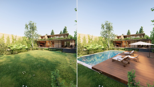 Move, vary and animate: breaking down the 'Backyard Pool' video - Lumion