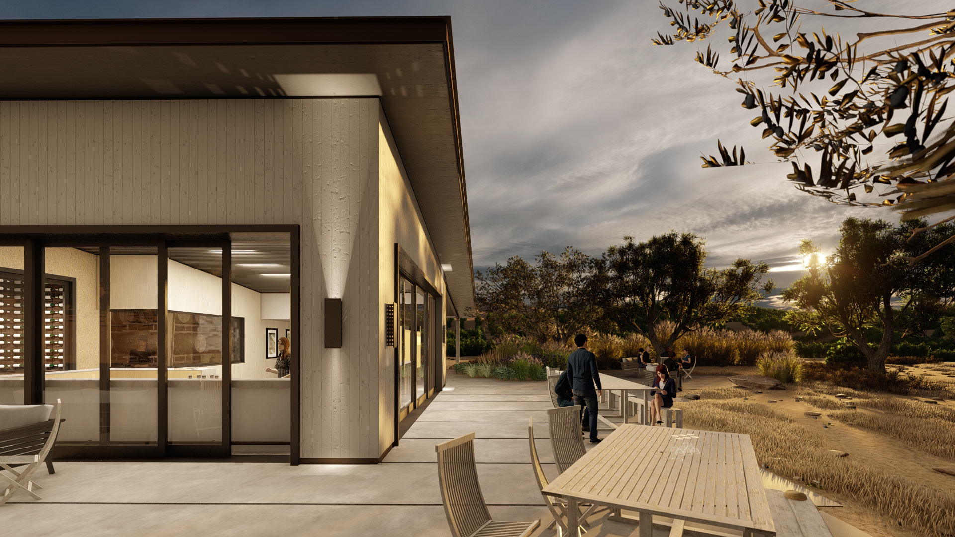 Winery image from the outside | Lumion rendering