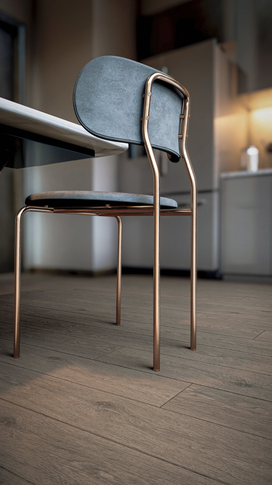Chair on wooden floor, rendered in Lumion 11 by 3D Fernandes
