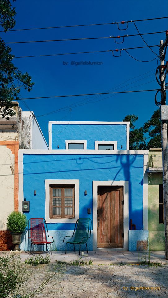 House in Brazil, rendered by Gui Felix
