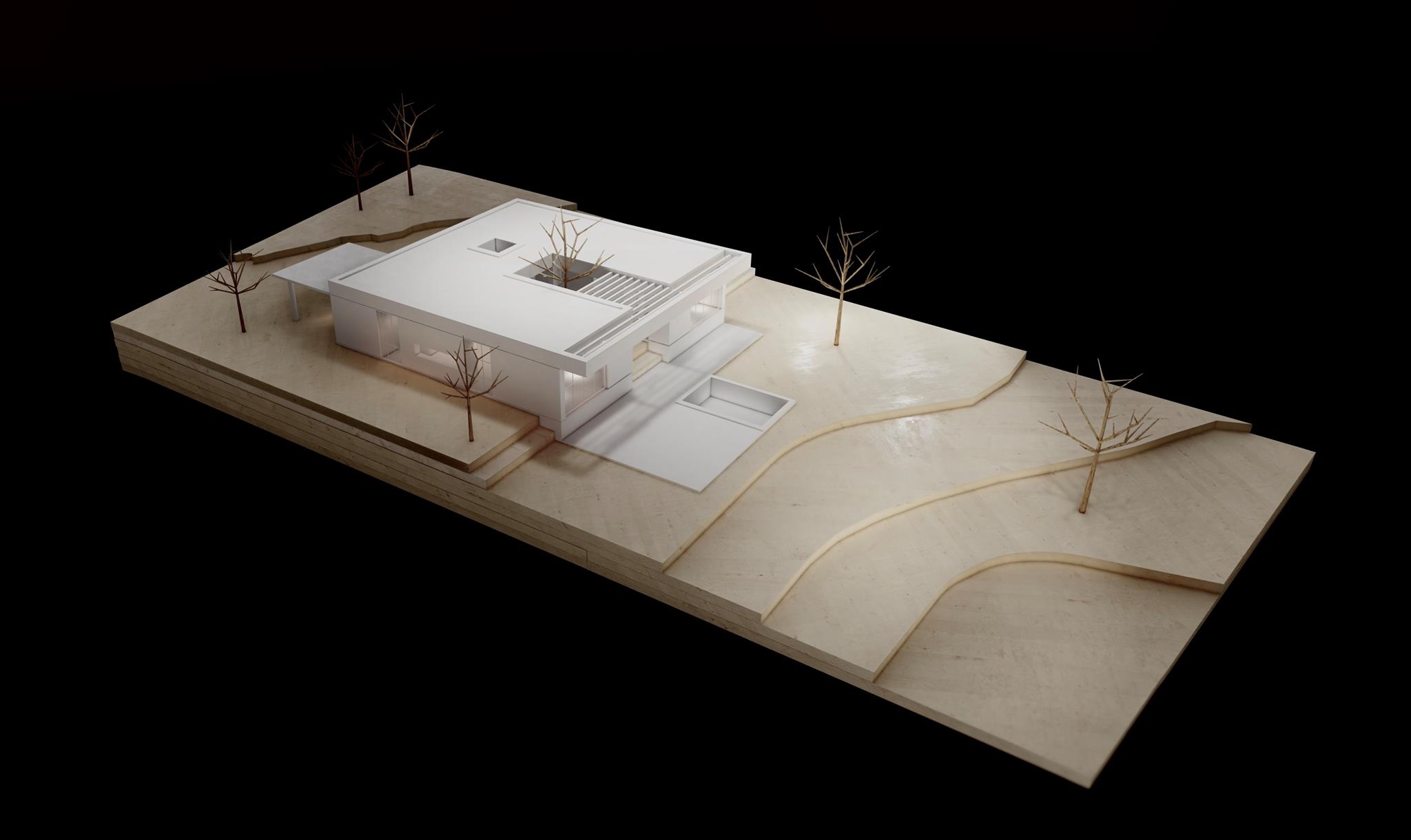 Architectural model, rendered in Lumion 10.3 by Carlos F. Marques.