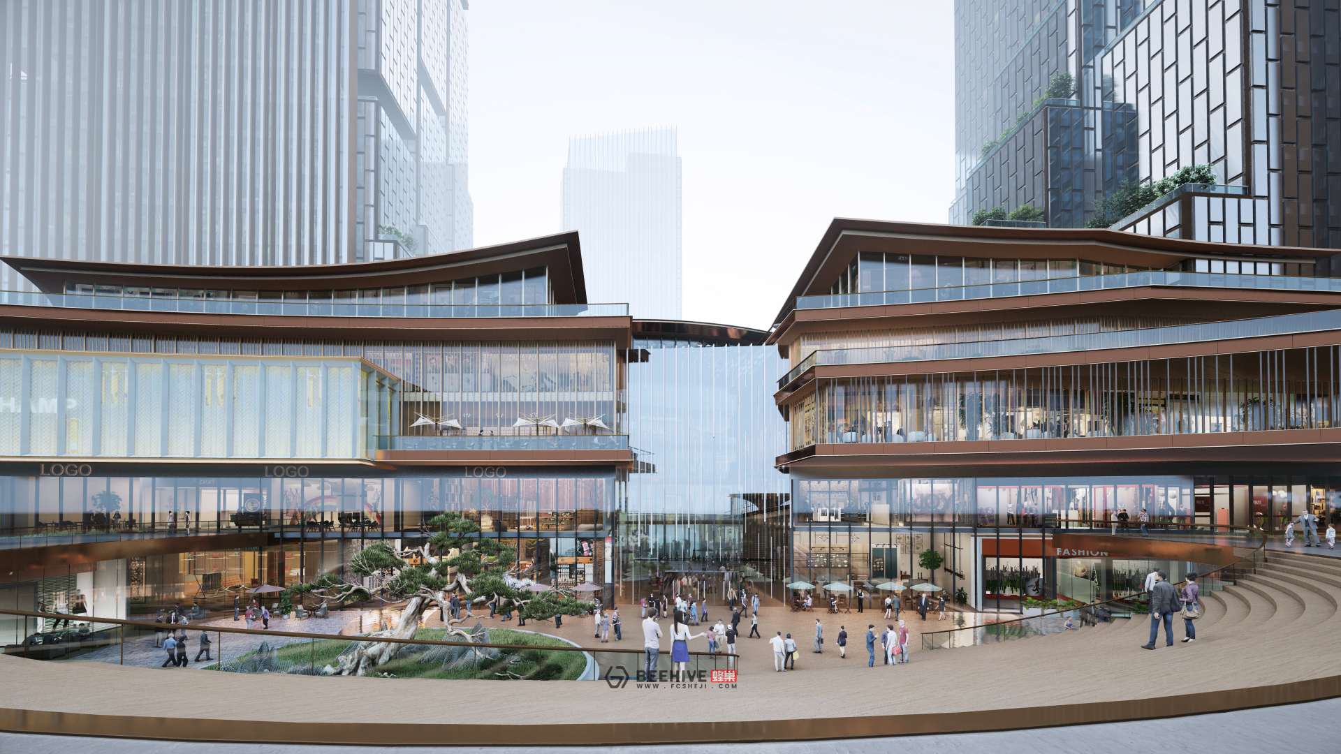 Hangzhou Fuyang Plot 73 Core Area Concept Design. Design and Project Architect: Aedas.