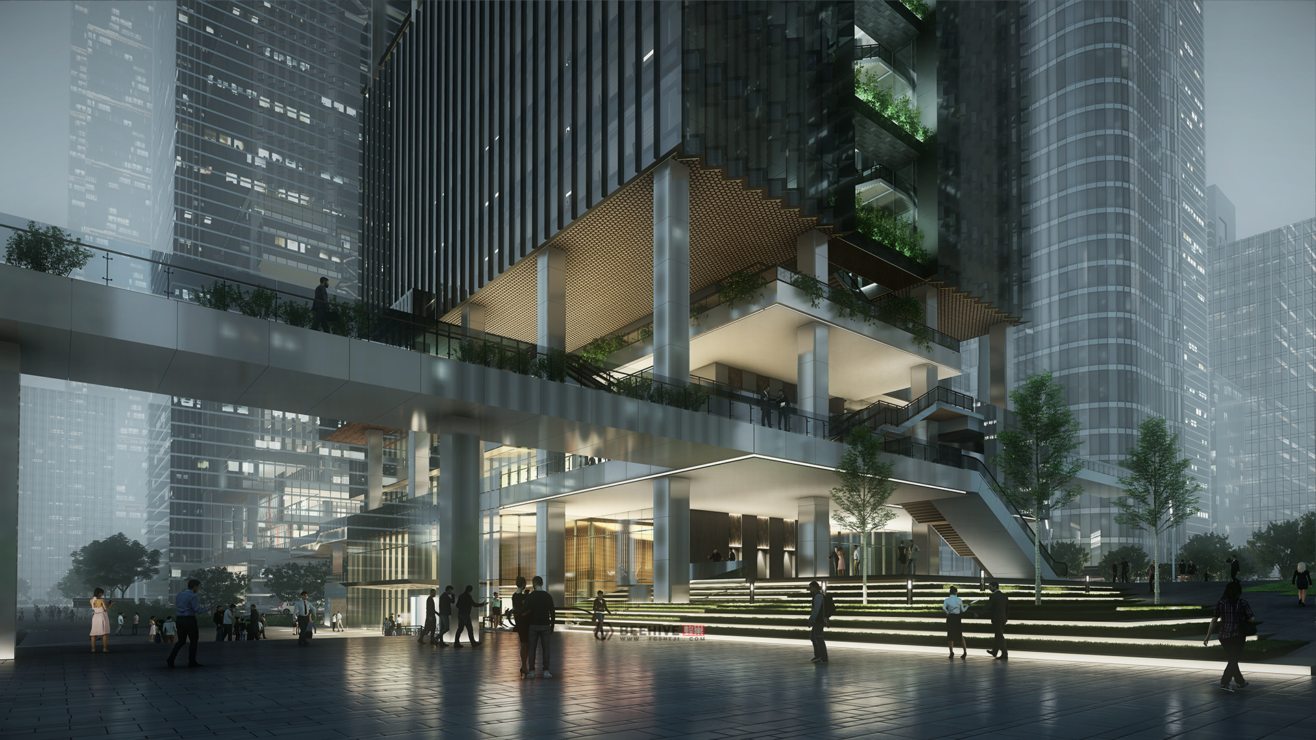 Shenzhen Transsion Tower. Design and Project Architect: Aedas. Client: Shenzhen Transsion Holdings.