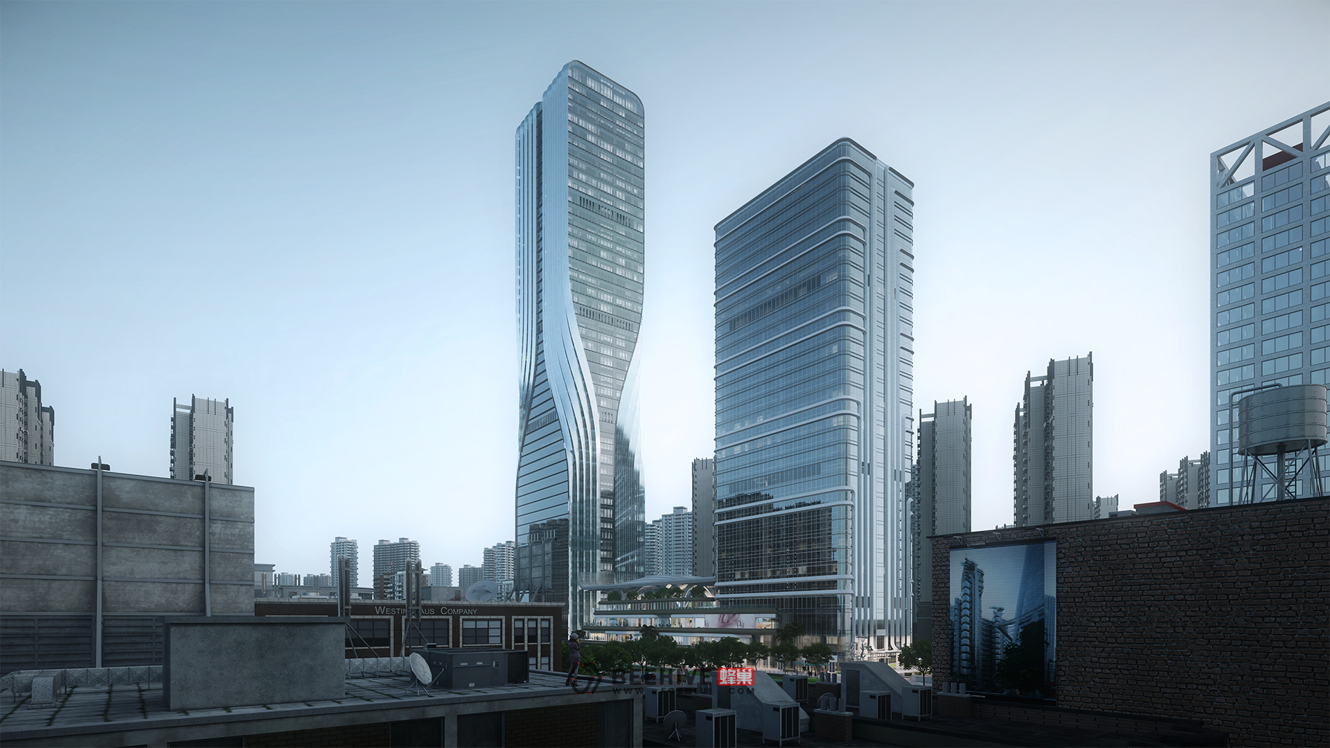 Wuhan Founder International Financial Center. Design and Project Architect: Aedas. Client: PKU Resources.