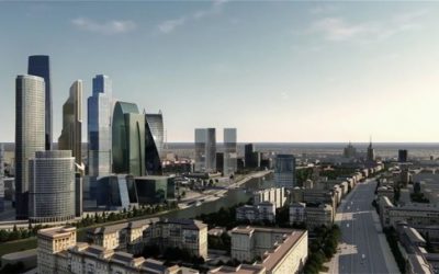 Lumion project: High rise complex, Moscow